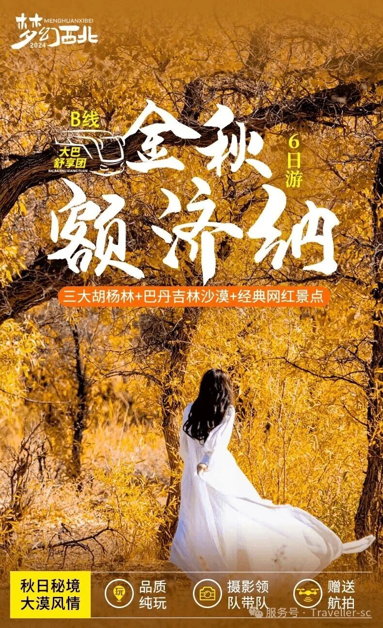 西北旅行攻略||國慶中秋深度純玩6天5晚【額濟納胡楊林-弱水金沙胡楊林-金塔胡楊林-居延海日出- 張掖七彩丹霞＋怪樹林日落】